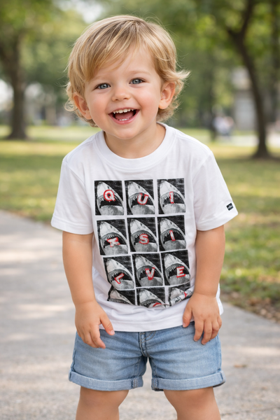 Quiksilver Sharkbait White Tee