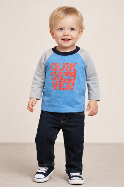 Quiksilver long sleeve top and jean set