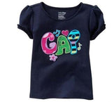 Gap Navy Multi Colour Logo Top size 7