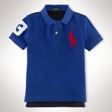 Ralph Lauren Freshwater Blue Color Block Polo Shirt size 1